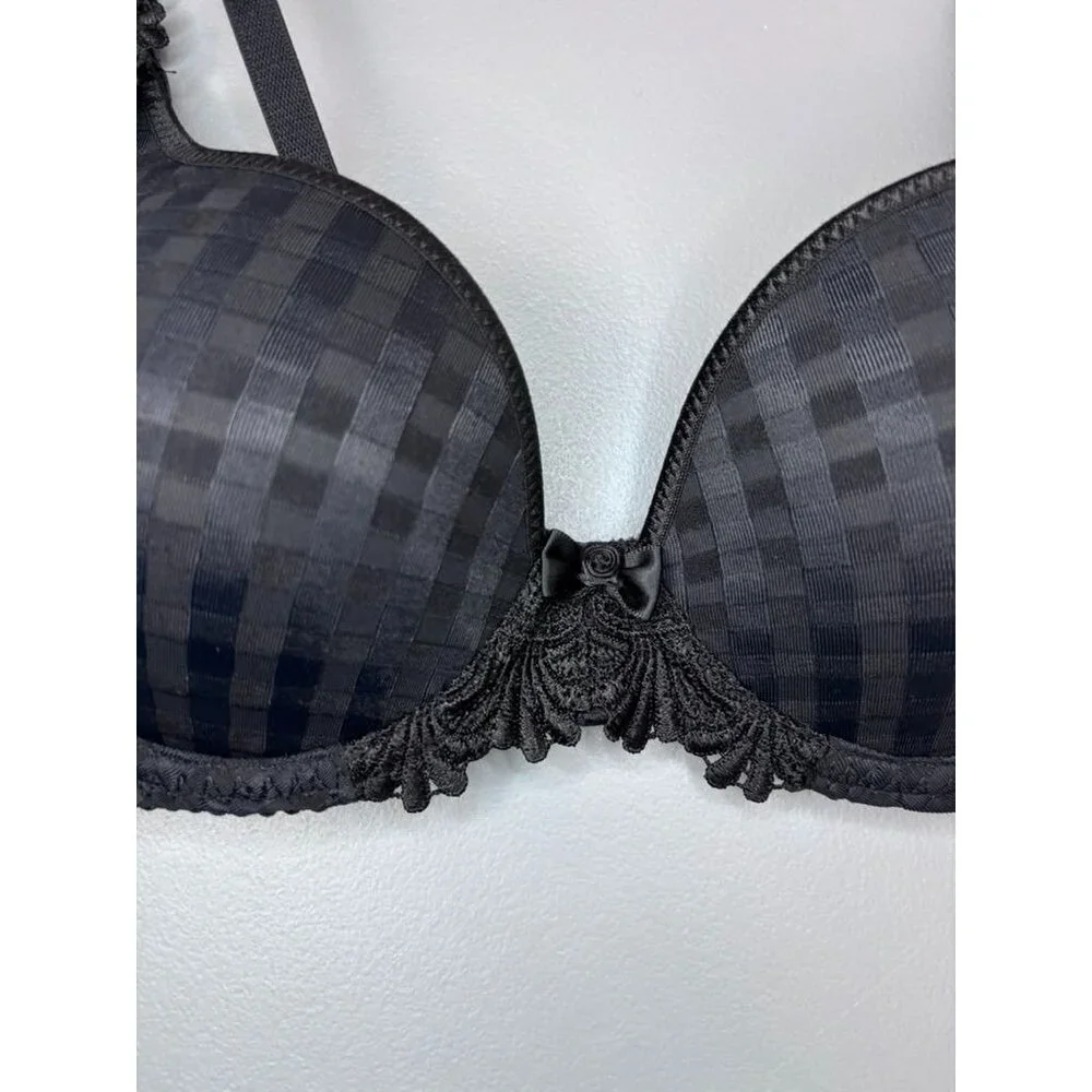 Marie Jo women's 34A black‎ Avero heart shape underwire bra NWT